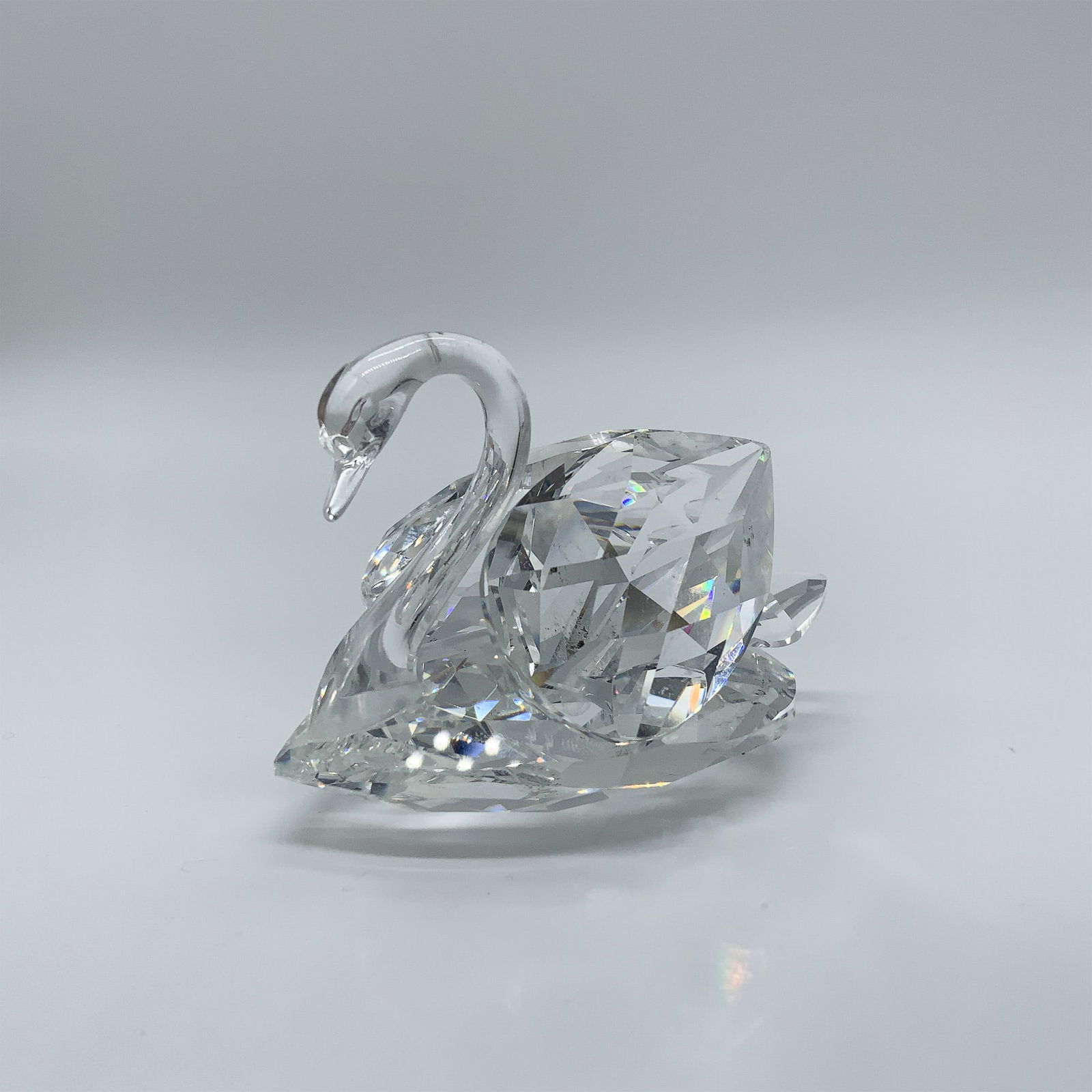 Swarovski Crystal Figurine, Medium Swan (1 of 4)