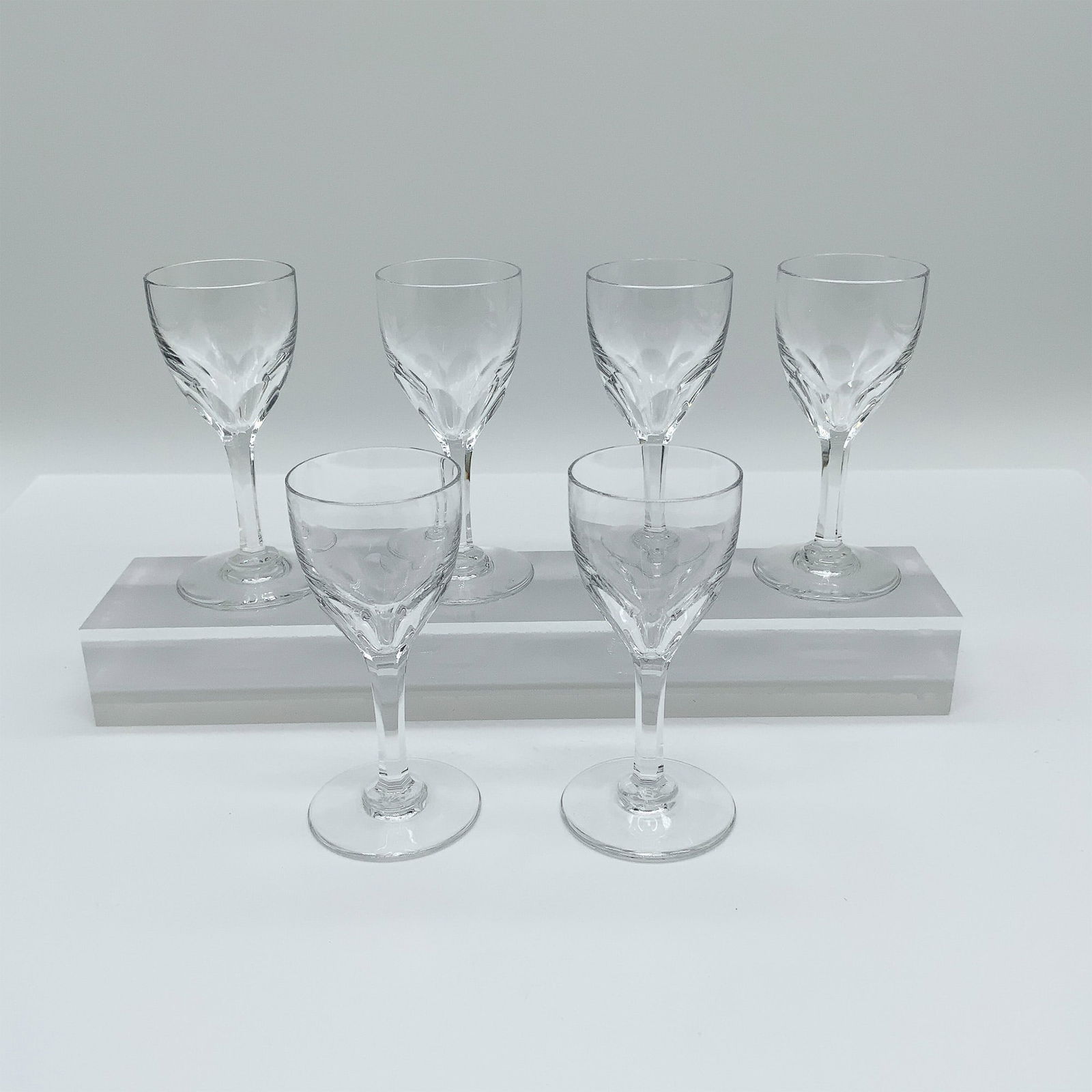 6pc Baccarat Monaco Crystal Water Goblets (1 of 4)