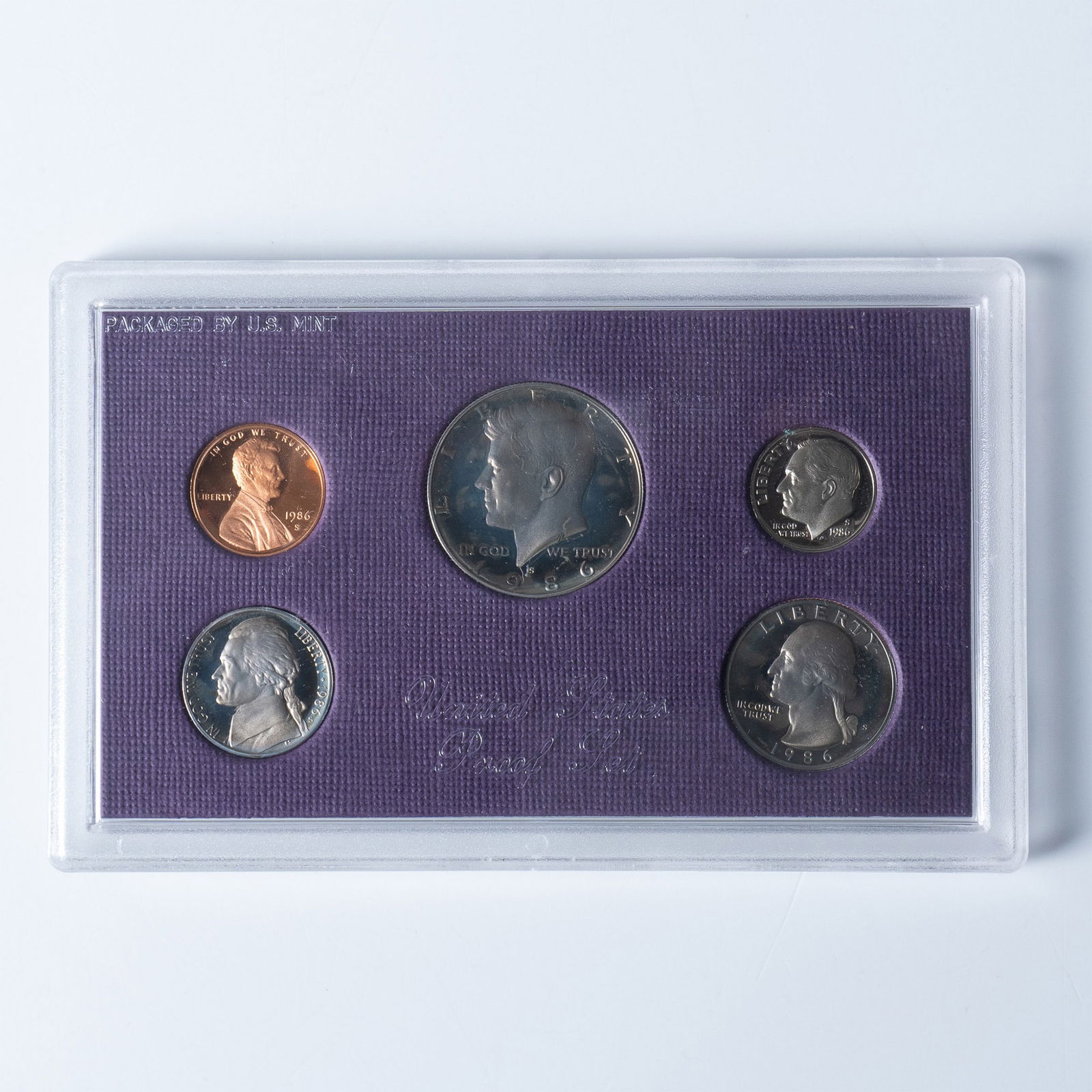 United States of America 1986 Proof Coin Set (1 of 3)