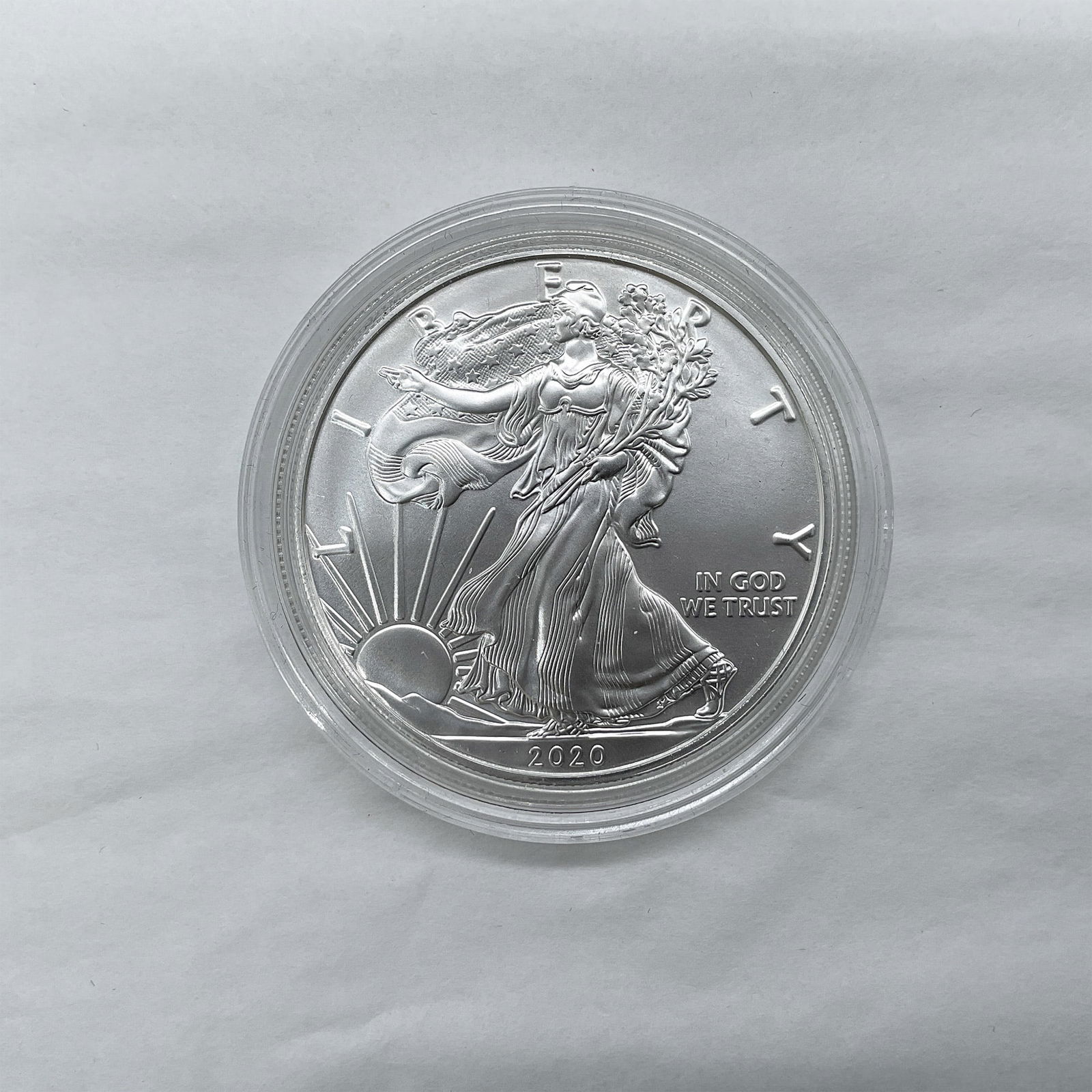 2020-W US Mint Silver American Eagle Dollar Uncirculated (1 of 3)