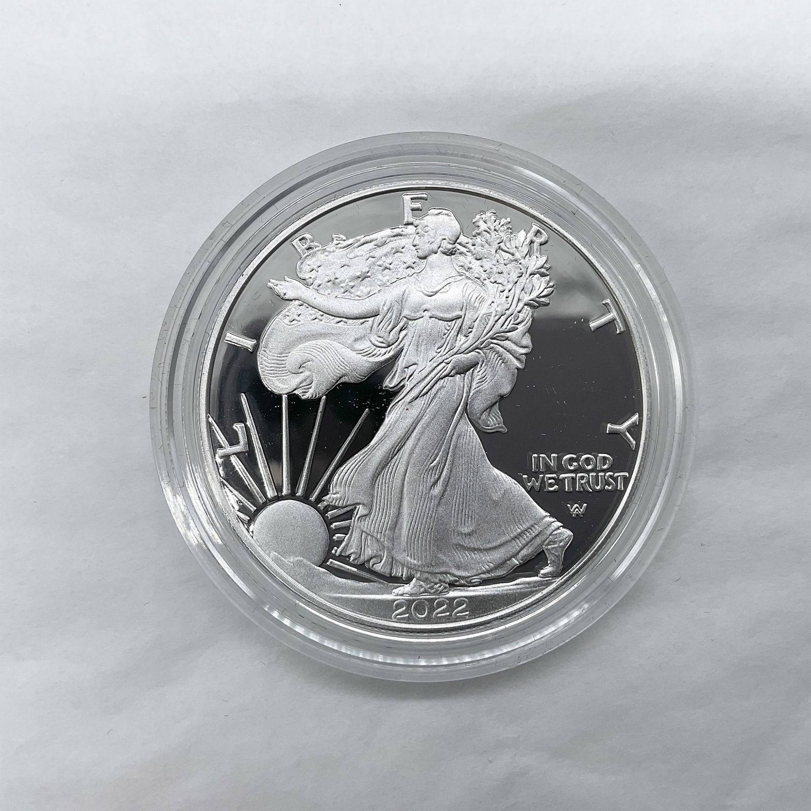 2022-W US Mint Silver Flying Eagle T-2 Dollar Proof (1 of 3)