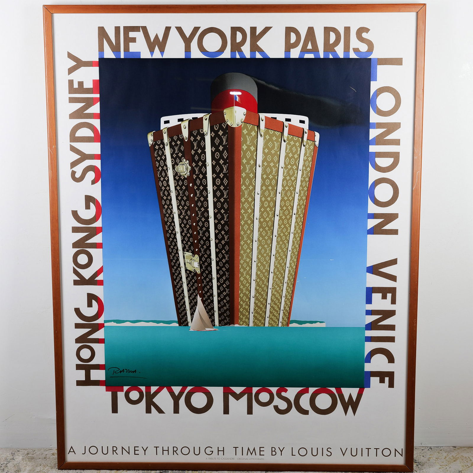 Razzia for Louis Vuitton Poster Tribute to Cassandre (1 of 3)