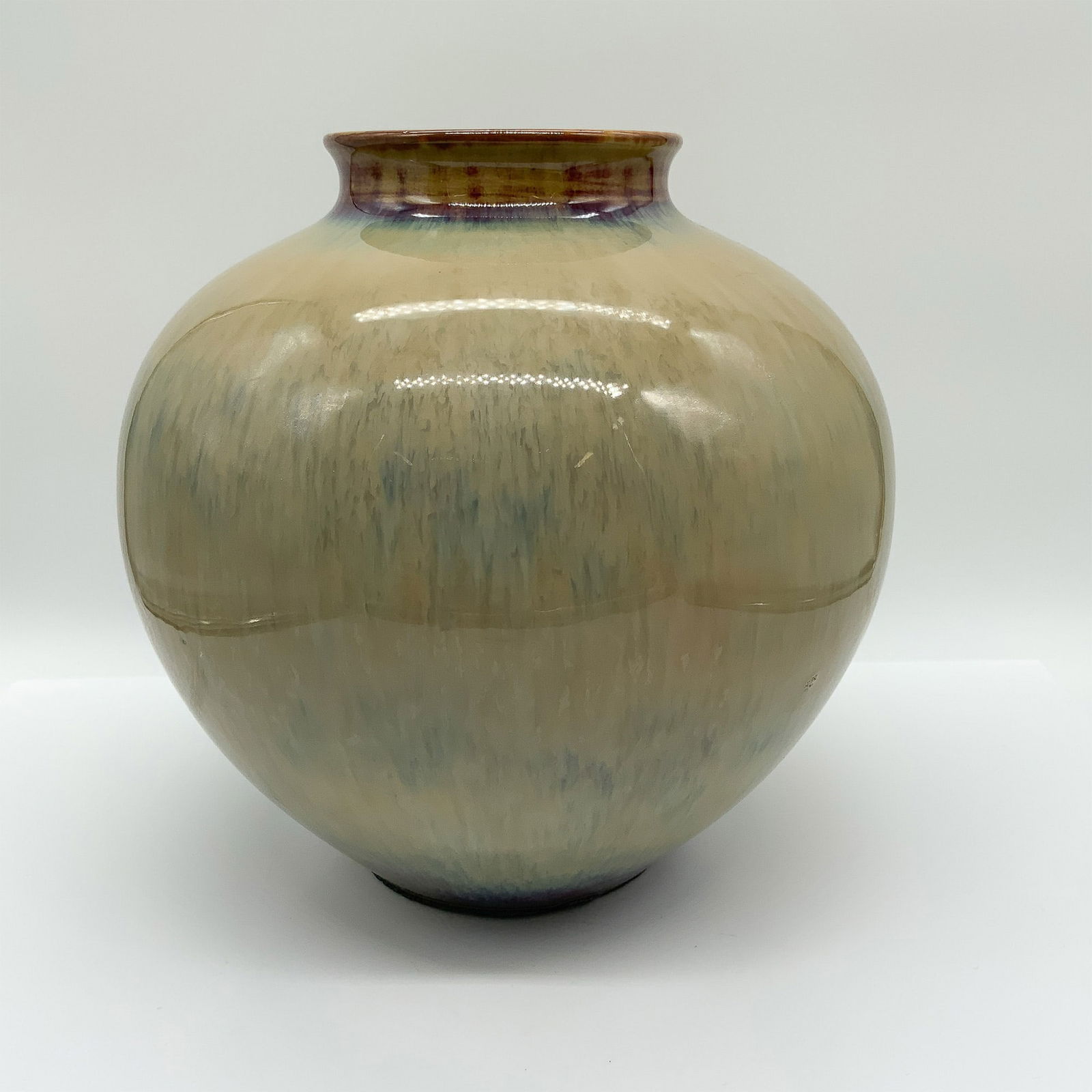 Chinese Ceramic Vase, Glazed (1 of 3)