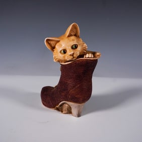 Harmony Kingdom Box Figurine, White Heather