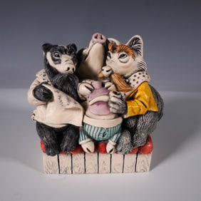 Harmony Kingdom House Party Figurine by Adam Binder