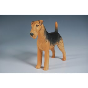 Beswick Airedale Terrier Figurine, CH Cast Iron Monarch