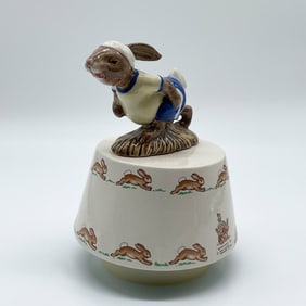 Royal Doulton Bunnykins Music Box, King of the Road