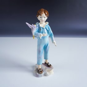 Royal Worcester Parakeet Figurine Modelled by F.G. Doughty