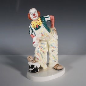 Coalport Cavalcade of Clowns Auguste Mishap Figurine