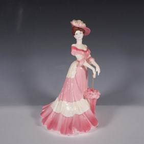 Coalport Bone China Figurine, Lady Charlotte High Society