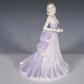 Coalport Bone China Figurine, May Ball
