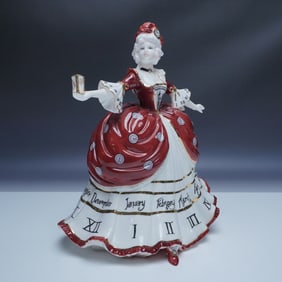 Coalport Bone China Figurine, Time The Millennium Ball