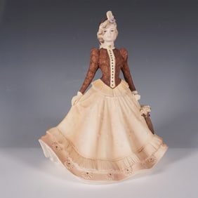 Coalport Age of Elegance "Autumn Stroll" Porcelain Figurine