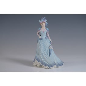 Coalport Porcelain Figurine, Age of Elegance Blenheim Park