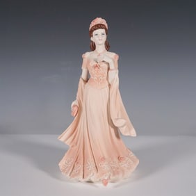 Coalport Porcelain Figurine, Age of Elegance Evening Debut