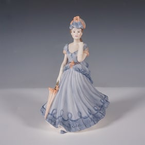 Coalport Porcelain Figurine, Beau Monde Katherine