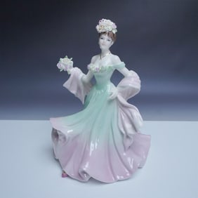 Coalport Figurine, Flower Ladies Collection, Summer Rose