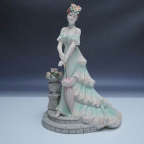 Coalport Porcelain Figurine, Les Parisiennes, Rochelle