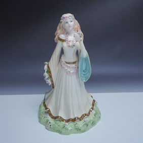 Coalport Figurine, Shakespearian Classical Heroines, Ophelia
