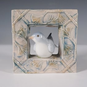 Lladro Porcelain Bird, Natural Frames 1008067