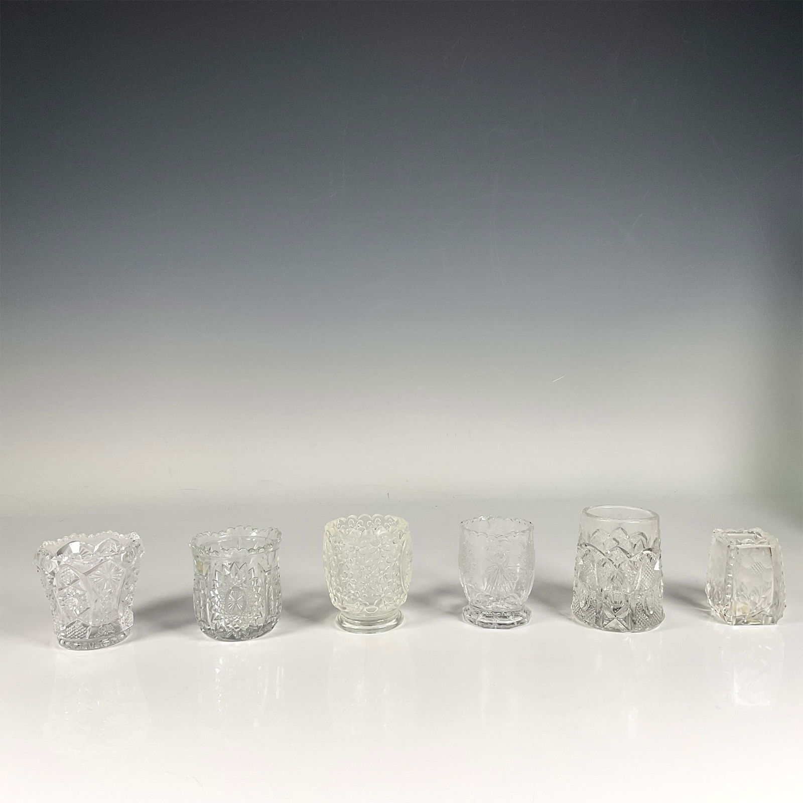 6pc Glass Toothpick Holders (1 of 3)