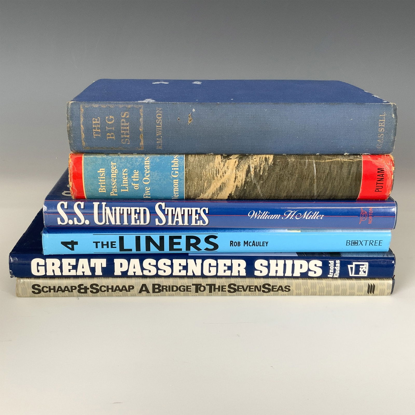 6pc Maritime Passenger Ship Book Collection (1 of 4)