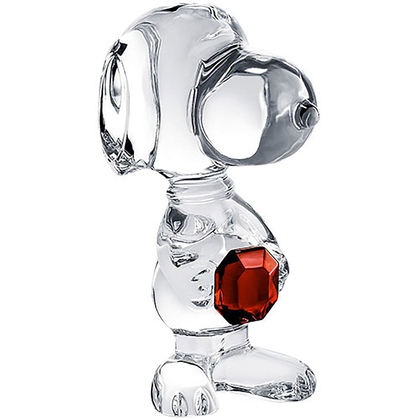 Baccarat Crystal Snoopy with Red Octagon, Sealed Box (1 of 1)