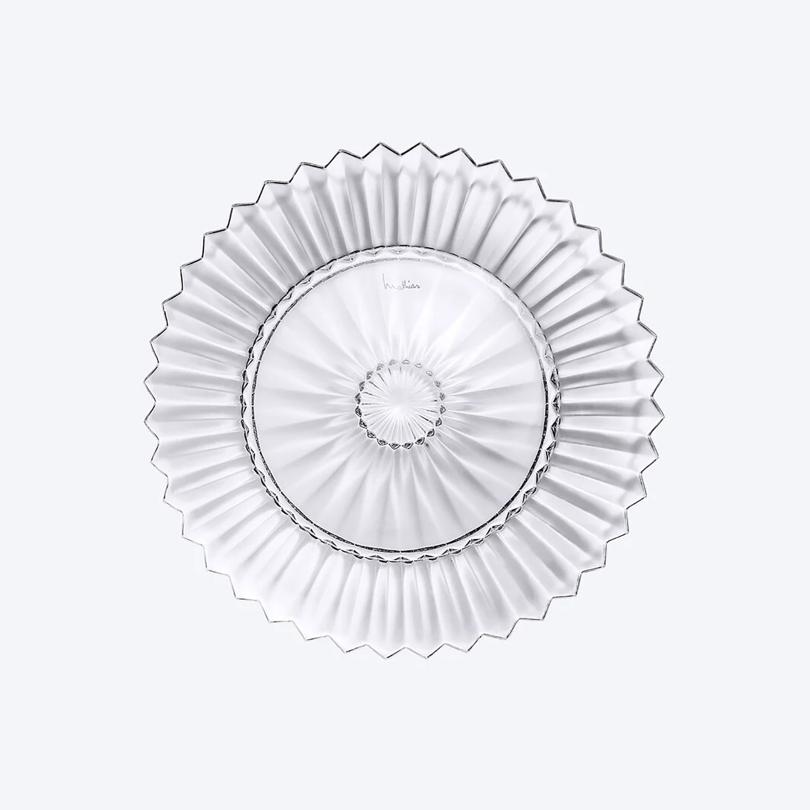Baccarat Crystal Mille Nuits Plate, Sealed Box (1 of 1)