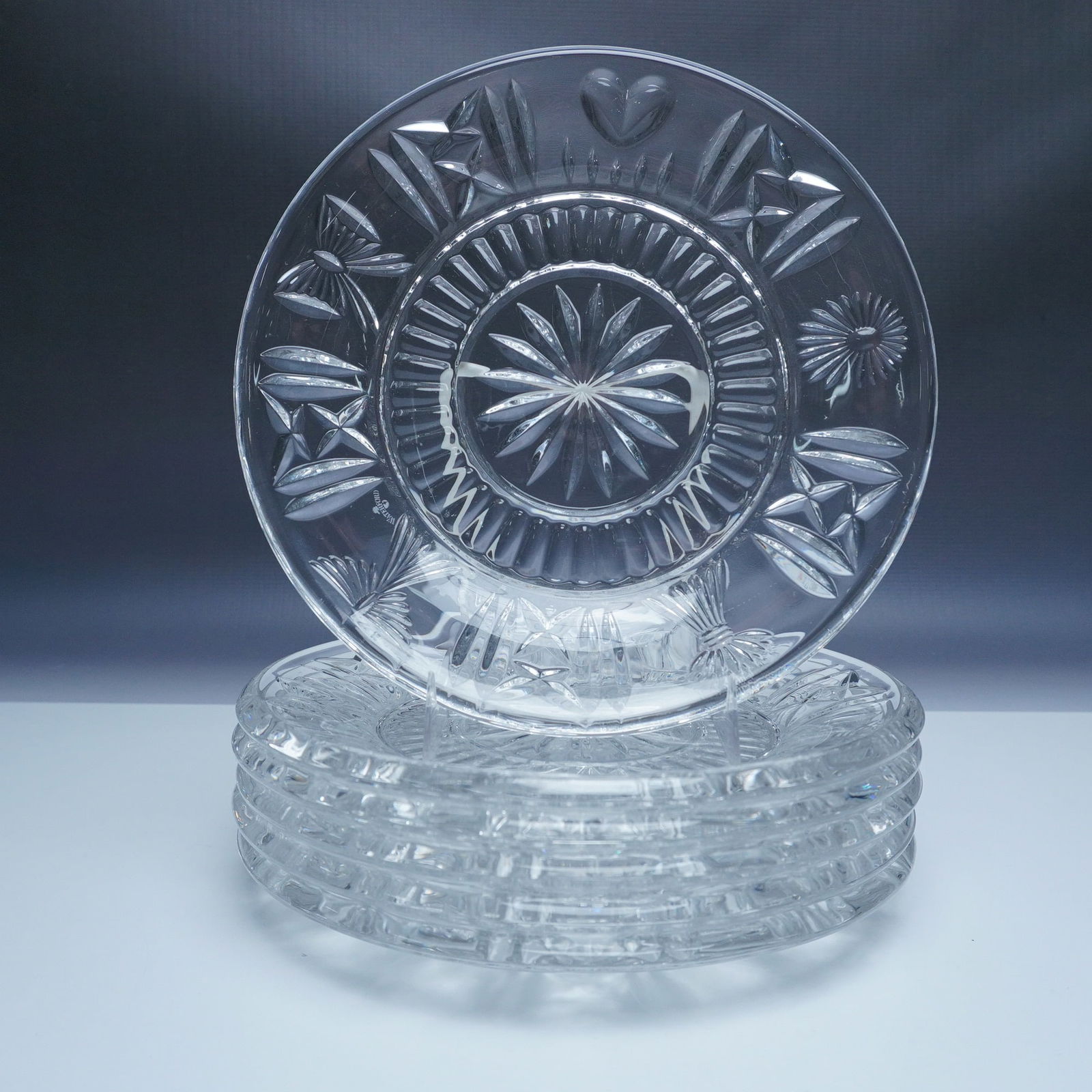 6pc Waterford Crystal  Plates, Millennium Series (1 of 4)