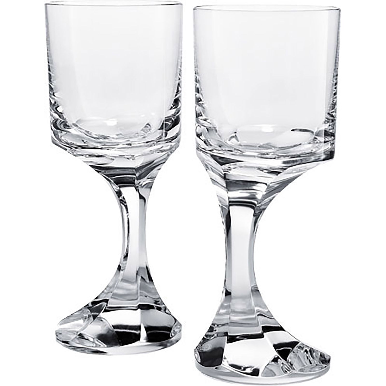 Baccarat Crystal Wine Glasses, Narcisse, Sealed Box: This lot features a set of Baccarat crystal wine glasses from the Narcisse collection. Designed by Boris Tabacoff in 1971, the glasses are crafted from high-quality clear crystal, offering a timeless