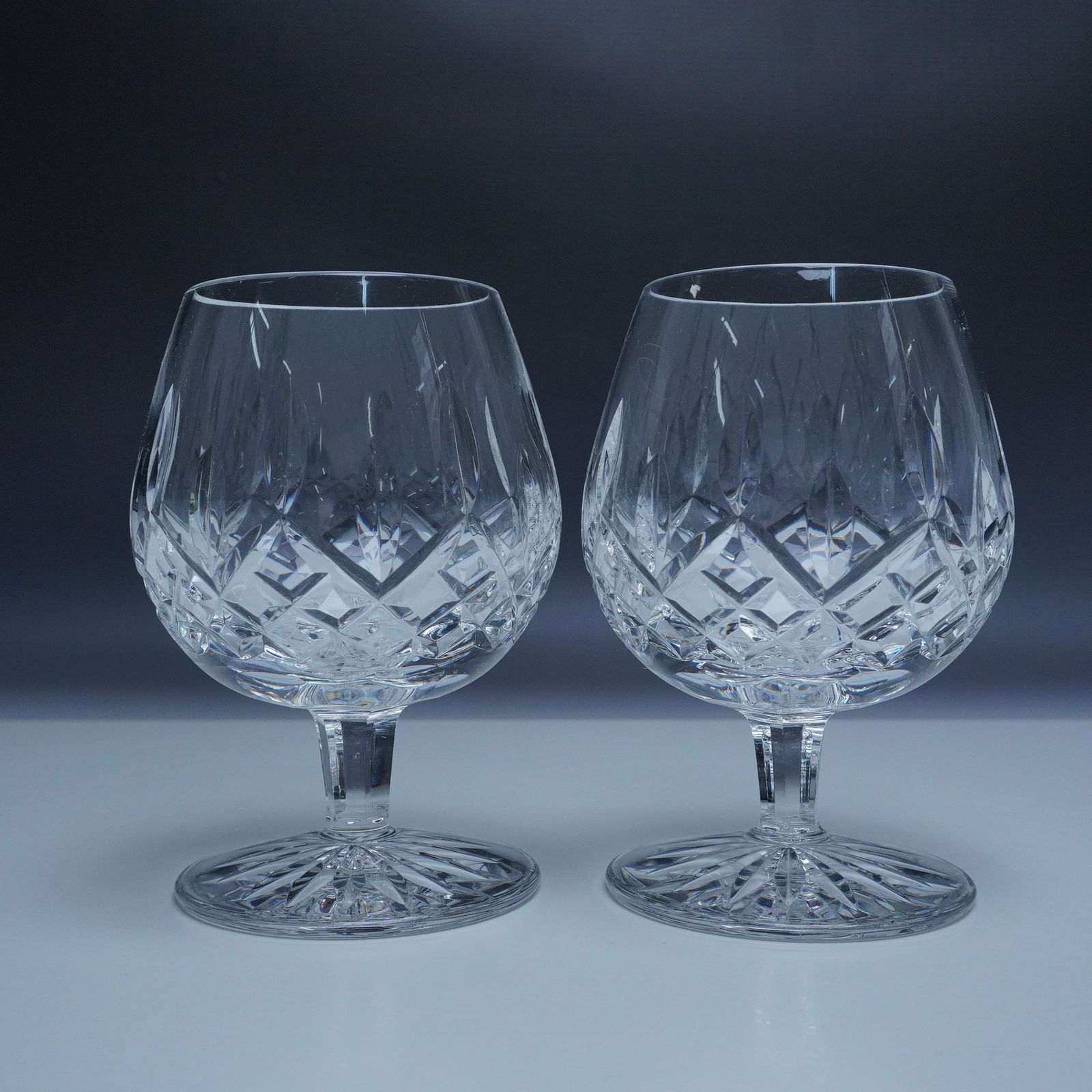 Pair of Waterford Crystal Lismore Brandy Glasses (1 of 5)