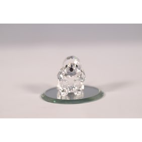 Swarovski Crystal Figurine, Beagle Puppy Sitting 158418