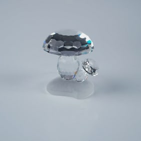 Swarovski Crystal Figurine, Mushrooms