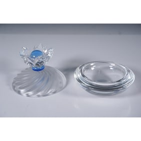 Swarovski Crystal Blue Jewel Flower Box