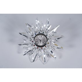 Swarovski Crystal Solaris Table Clock