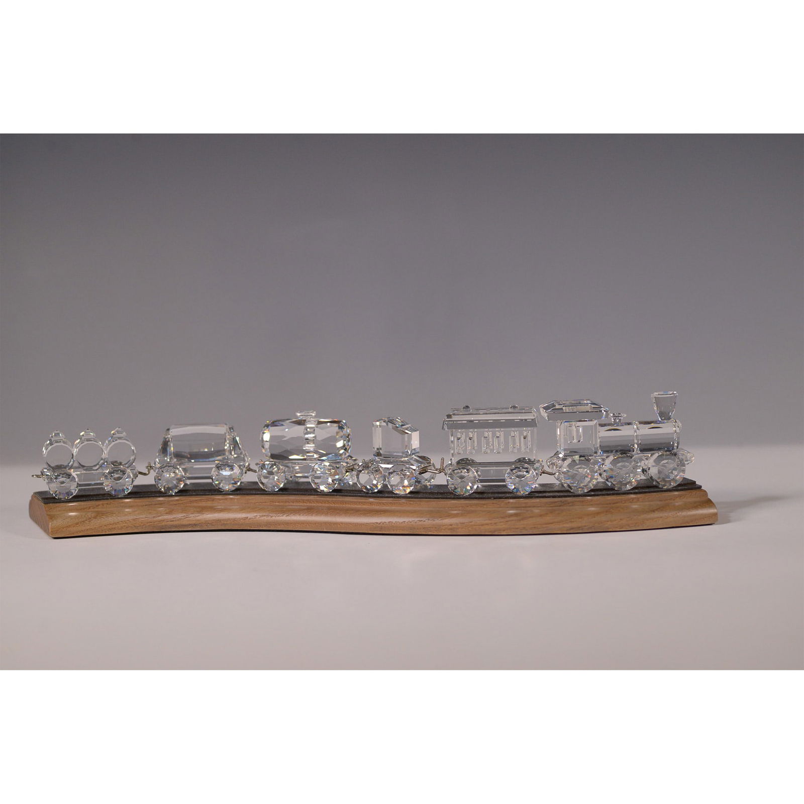 6pc Swarovski Crystal Figurines, Train Set Including Locomotive 015145 (1 of 6)