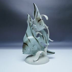 Royal Dux Figurine Angelfish