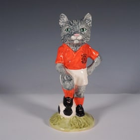 Beswick Footballing Felines Kitcat Figurine