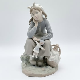 Girl with Doll 1011211 - Lladro Figurine