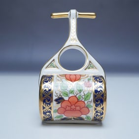 Royal Crown Derby Mini Garden Roller Figurine