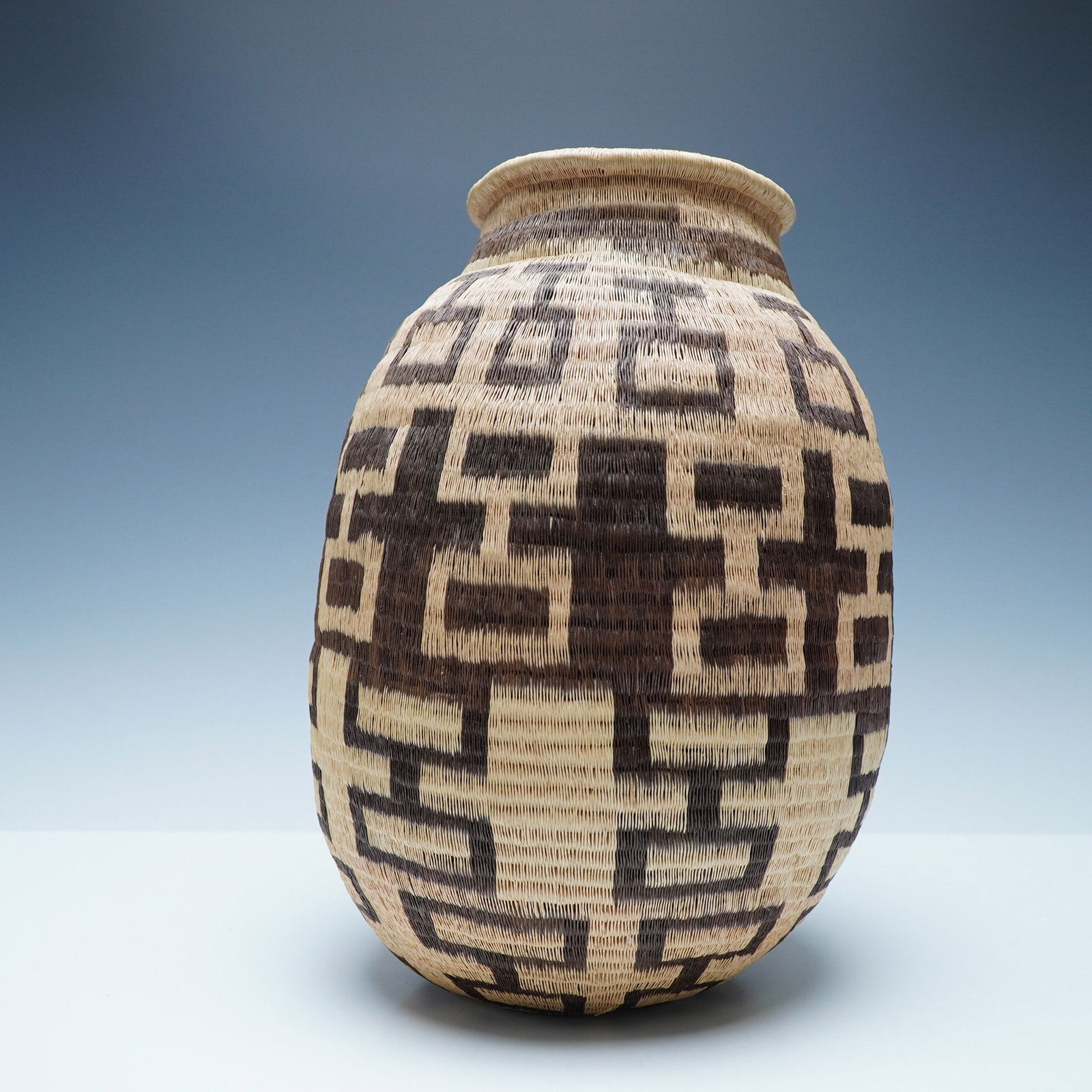 African Handwoven Basket (1 of 3)