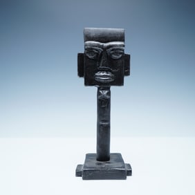 Handcrafted Metal Tribal Sculpture