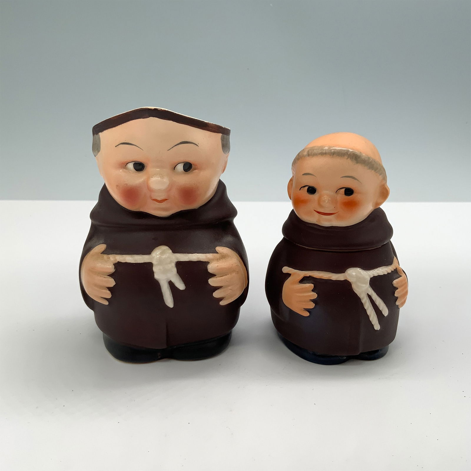 2pc Goebel Jolly Monks Sugar & Cream Set (1 of 4)