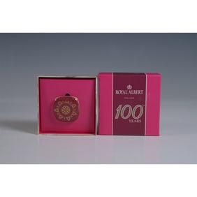 Royal Albert Porcelain Brooch, 100 Years Celebration