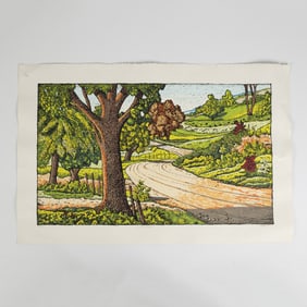 Lloyd Van Pitterson, Original Serigraph on Paper, Signed