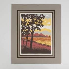 Lloyd Van Pitterson, Original Serigraph on Paper, Signed