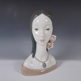 Lladro Porcelain Maja Head Bust 01004668