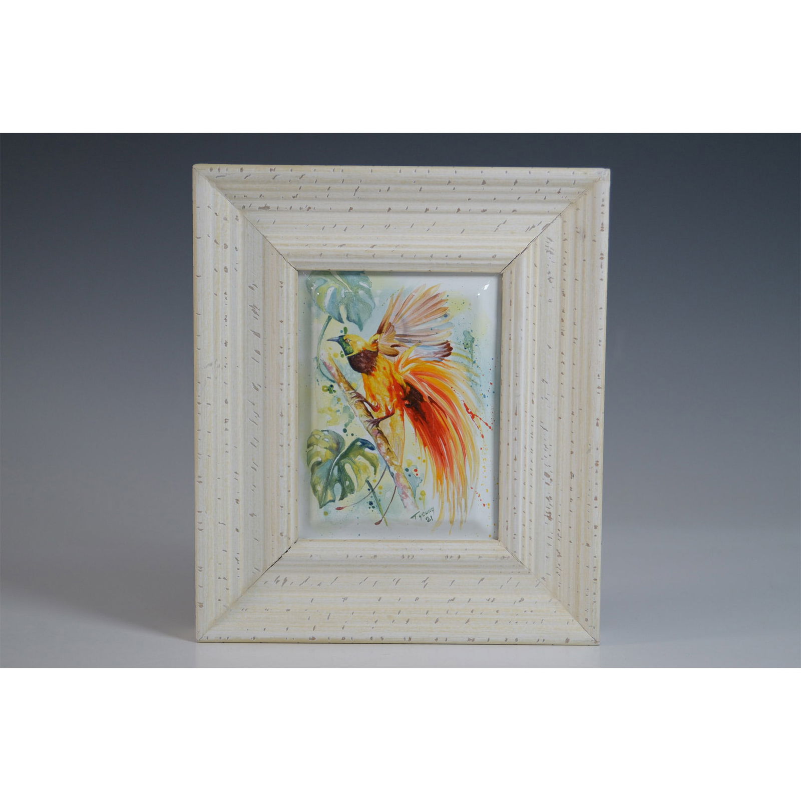 Elliot Hall Enamels Framed Art, Signed (1 of 3)