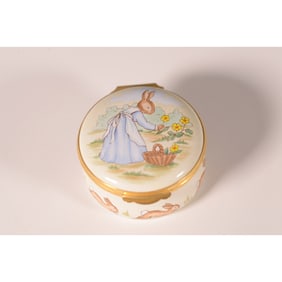 Halcyon Days Enamel Treasure Box, Royal Doulton Limited Edition