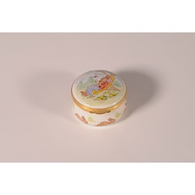 Halcyon Days Enamel Treasure Box, Royal Doulton Limited Edition